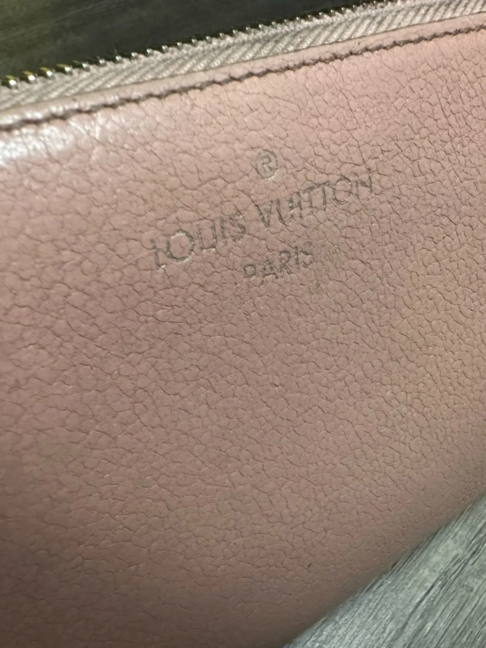 Louis Vuitton Blush Pink Zip Wallet AS-IS Rehab